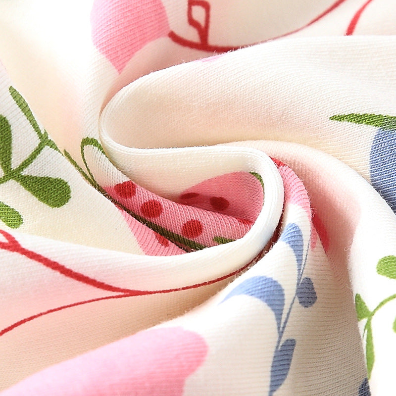 Autumn Arrival Baby Kids Girls Floral Pattern Casual Pants-3