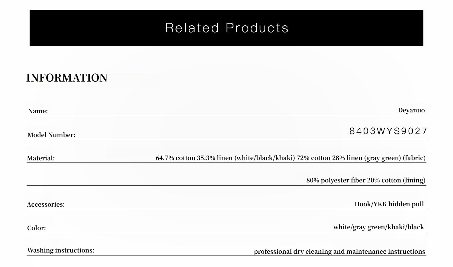 "Deyanuo" hemp three-dimensional hourglass sleeveless round neck loose slim dress for women-2