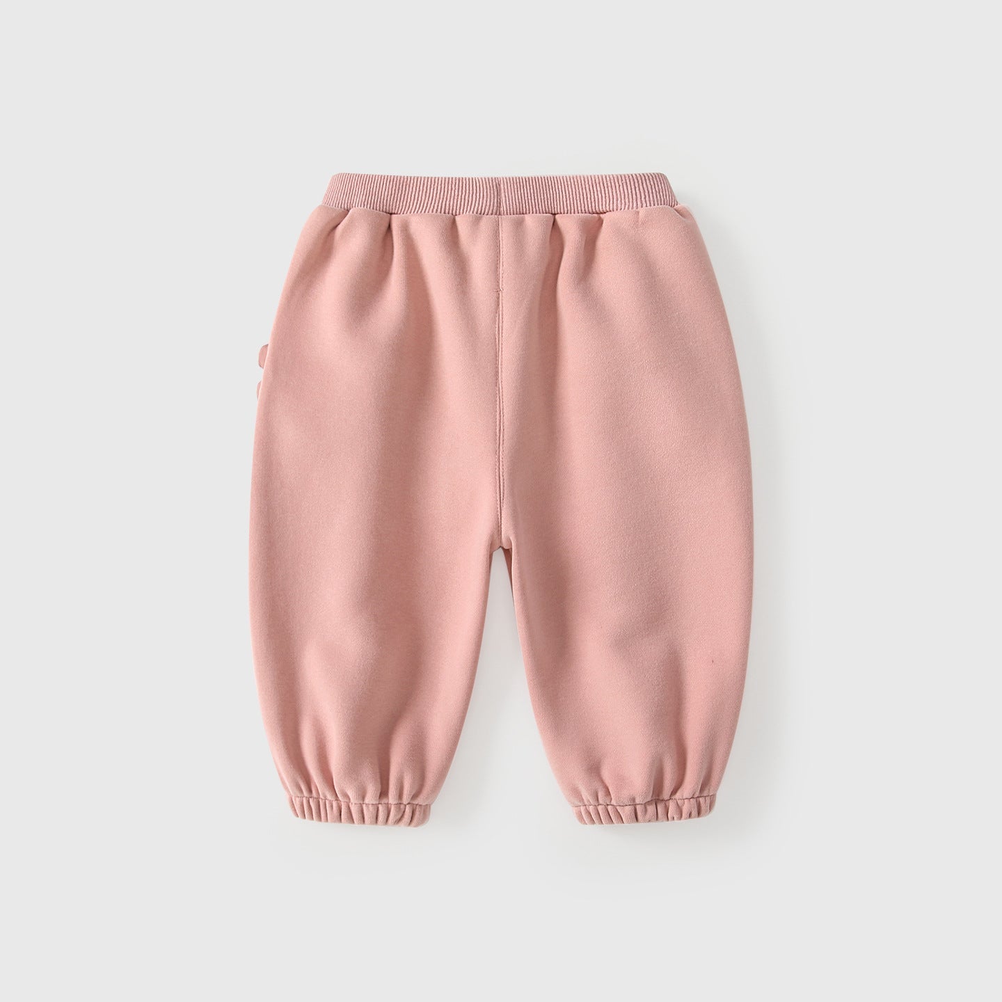 Winter and Autumn Arrival Casual Baby Kids Girls Cartoon Pattern Fleece-lined Pants-3