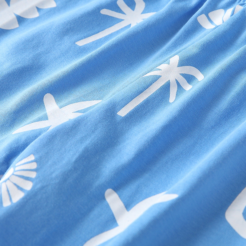 Spring and Autumn Boys Geometric Pattern Long Sleeves Top and Pants Clothing Set-3